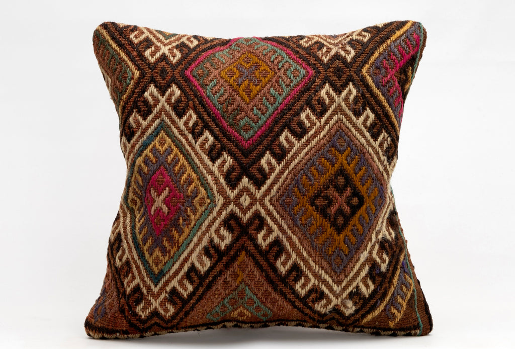 Kilim Pillow, 16x16 in. (KW40405010)