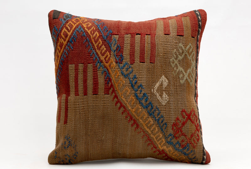 Kilim Pillow, 16x16 in. (KW40405015)