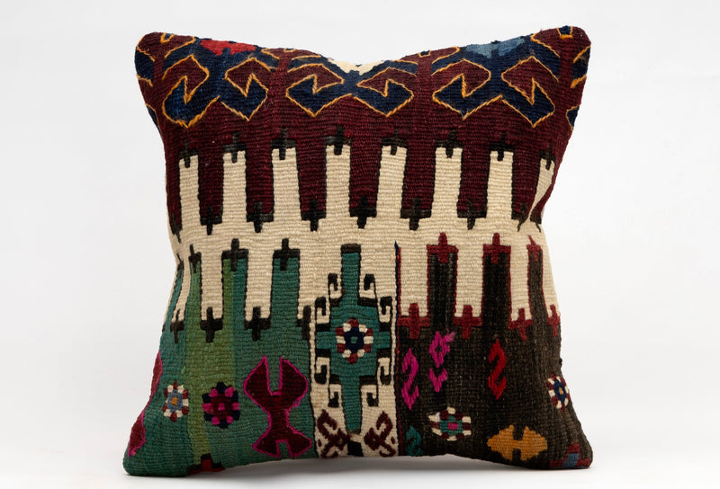 Kilim Pillow, 16x16 in. (KW40405061)