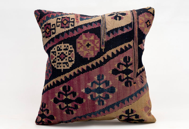 Kilim Pillow, 16x16 in. (KW40405101)