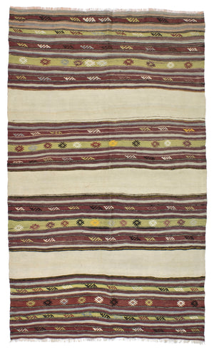 4'3"x7'24" Antalya Kilim Rug (KW170232)