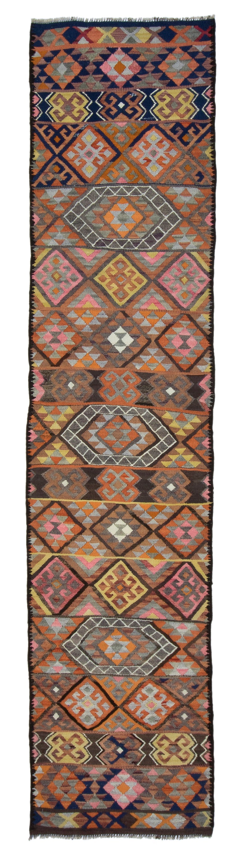 2'7"x12'0" ft. Herki Kilim Runner (KW210205)