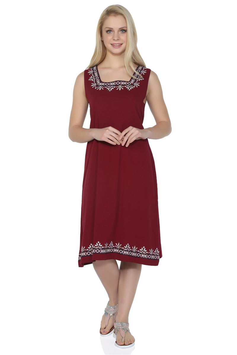 Cotton Gauze Dress - Sleeveless (Melike)